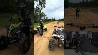 Raptor 700R vs YFZ450 #yamaha #atv #raptor700r #yfz450 #yfz450r #offroad #offroading #race