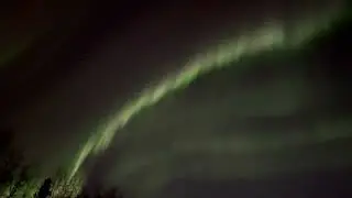 The Alaska aurora in the front yard