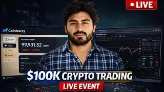 🔴 LIVE: $100K Crypto Prop Firm | Cointracts Phase