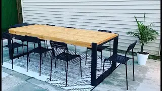 Pinterest Inspired Outdoor Dining Table