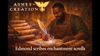Here I'll teach you how to Scribe your own Novice Enchantment Scrolls in Ashes of Creation!