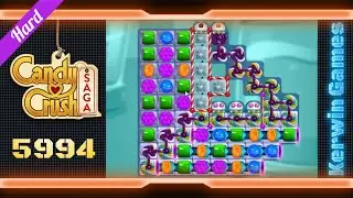 Candy Crush Saga Level 5994 - Hard Level - No Boosters Gameplay
