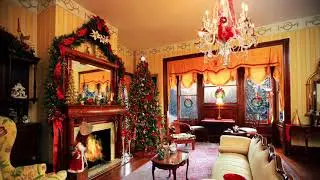 Christmas Living Room Decoration 2021 - Christmas Ambience - Motion Graphics Animated Background