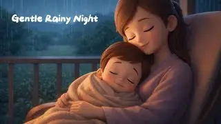 Soft Rain at Night 🌧️ | 1 Hour Gentle Piano for Baby Sleep | Fall Asleep Instantly