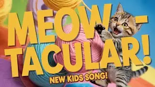 Cute Cat Meow Song for Children Funny Kitten Nursery Rhymes and Happy Dance Learning
