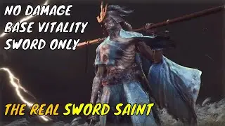 Inner Isshin - No Damage | Perfect Bullet Parry | Base Vitality | Sword Only - Gauntlets of Strength
