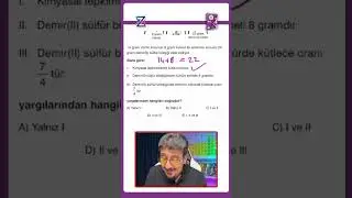 Ben b&ouml;yle sorunun&hellip;?!! #tytkimya #tyt #yks2024tayfa #tytkimyakampı #kimya