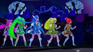[MMD Precure] Cure Happy.Cure Sunny.Cure Peach.Cure March.Cure Beauty - Voltage / ITZY