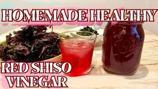 DIY Health Vinegar: The Amazing Benefits of Red Shiso Vinegar for Reducing Belly Fat!