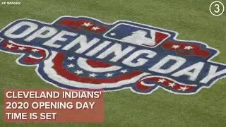 Cleveland Indians' 2020 Opening Day set for 1:10 p.m. first pitch