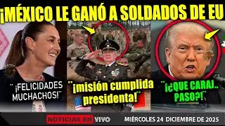 DE ÚLTIMA HORA! SOLDADOS DE MÉXICO VENCEN A SOLDADOS DE ESTADOS UNIDOS ¡TRUMP ENOJADO! SHEIBAUM