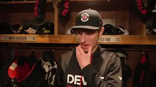 Bjugstad, Keefe talk before playing the NY Islanders