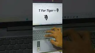 Tiger Symbol in MS Word Shortcut Key | #Computer #ShortcutKeys #MSWord #Shorts #Tiger