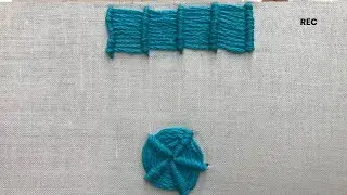 Wiped spider web stitch and spider wheel stitch | step by step tutorial