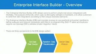 EIB Overview In Workday HCM