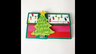 Pop Up Gift Card holder for November Hybrid Stamp Club 2023
