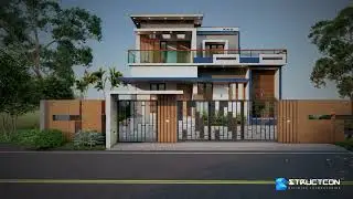 Lumion exterior realistic walkthrough | Home Elevation | Contemporary design | Animation |