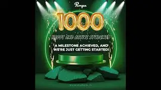 Celebrating 1,000+ happy and active students on Pumpa!