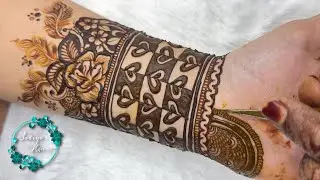 Full Bridal Mehndi Design | Dulhan Mehndi Design 2025 | Heart Shape Mehndi Designs | Sadiya's Henna