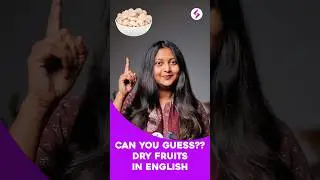 Dry fruits name in English #seekhoenglish