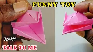 😜 Funny Paper Toy Mouth | Easy DIY Paper Craft