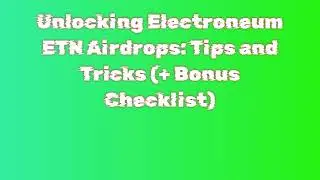 Claim Free Electroneum ETN Airdrop  | Learn How to Swap or Sell Electroneum ETN Airdrop