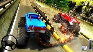 Monster truck riders stunts gameplay video jump#trendingsgame #trendingsgame#longdriver #automobile 