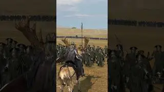 Mordor Orcs charge the Elves of Mirkwood | Bannerlord Lord of the Rings Short | LOTR Mod
