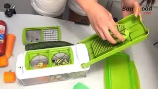All In One Fruit Vegetable Salad Maker Cutter Slicer Nicer Dicer