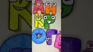 Paper Russian Alphabet Lore RAINBOW SONG #shorts #alphabetlore #russianalphabetlore