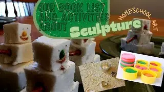 preschool level sculpting for homeschool art unit study || homemade marshmallows! God's World News
