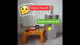 How to fix radiator foil and save on heating cost (Tamil, தமிழ்)