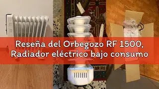Rese&ntilde;a del Orbegozo RF 1500, Radiador el&eacute;ctrico bajo consumo, 1500 W, 3 potencias de calor, 7 elemen