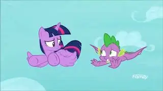 MLP: Season 8 Episode  11 (Molt Down) Spike gets wings!