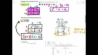 SM2A 5A Factoring Quadratics a = 1