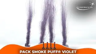 [Feu D'Artifice / FEU DE JOUR] - Pack Smoke Puff&reg; Violet / [Gender-Reveal, Mariage, Anniversaire]