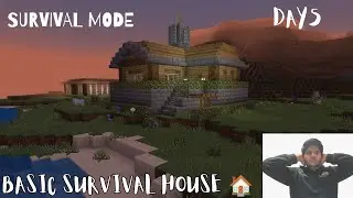 Basic survival house 🏡 | Minecraft Survival Episode 5 Part 1|