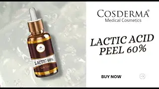 Cosderma Lactic Acid Peel 60% | cosderma chemical peels | skin peels dermatologist peels