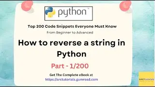 Как перевернуть строку в Python | 200 лучших фрагментов кода на Python &ndash; Часть 1 #learnpython #py...