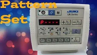 how to upload Bartack pattern juki