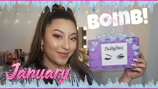 January LashyBox Unboxing & Makeup |Affordable Subscription box!| Bxbynenx Tv