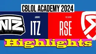 INTZ VS RISE GAMING | CBLOL ACADEMY 2024 | Highlights