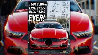 Manny Buginga makes 275 HISTORY. FASTEST 275 RADIAL PASS EVER. RedHat Mafia November 20th, 2025.