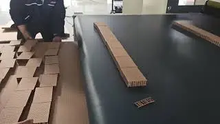 honeycomb cardboard slitter cut off machine