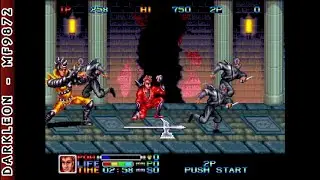 Neo Geo CD - Ninja Combat &copy; 1994 ADK - Gameplay