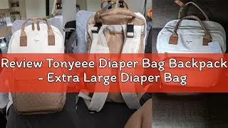 Review Tonyeee Diaper Bag Backpack - Extra Large Diaper Bag for 2 Kids Twin, Travel Baby Bags for Mo
