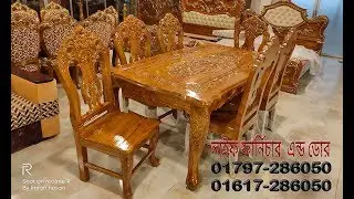 Dining Table 06 Chair With Chittagong Se-gun