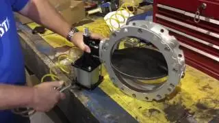 autorun powder butterfly valve