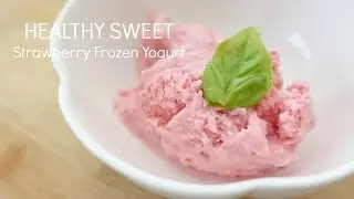 1-MINUTE RECIPE: Healthy Strawberry Frozen Yogurt