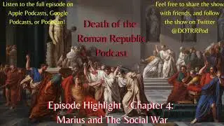 Marius, The Final Act, and the Deaths of Saturninus and Glaucia
